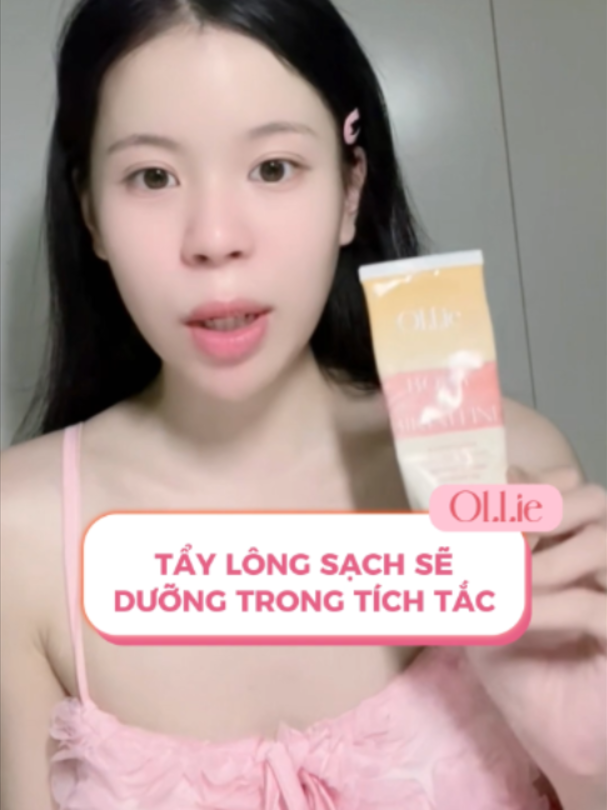 Mọi người lưu ý nên dùng cùng kem dưỡng để đạt được hiệu quả tốt nhất khi tẩy lông nhé. Vào live săn ngay combo tẩy dưỡng nhà Ollie nha #taylongtainha #kemtaylongollie #cutlive #saledoi