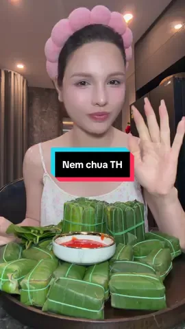 Nem chua chuẩn vị Thanh Hoá ăn ngon k lẫn đi đâu được...🤤 #mukbang #ancungkieu #nemchuathanhhoa 