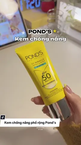 Kem chống nắng phổ rộng Pond’s #kemchongnang #ponds #kemchongnangponds #hoptaccungunilever #kemchongnangphorong 