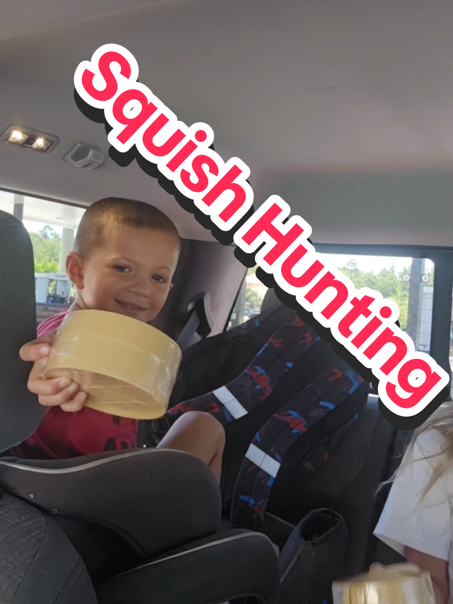 Thought by homeschooling my kids that they wouldn't be in the know with all the trends, but here we are, on the hunt to find way overpriced squishies. #needoh #dumplings #squishyhunting #squishies 