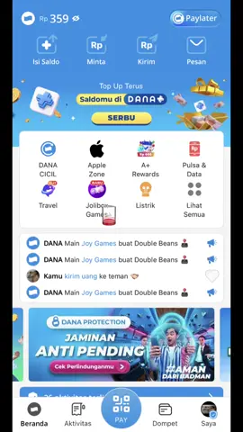 Dana kosong isi tas ada seribu dua 😅 ✌