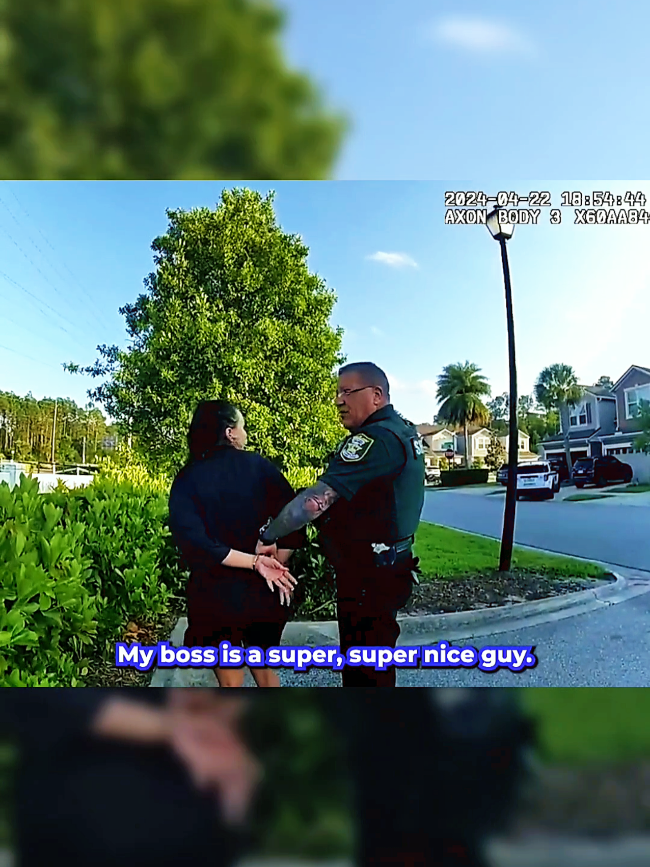 Police Surprise Woman at Home After She Crashes Mercedes Into 3 Cars #cops #bodycam 