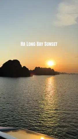 Ha Long Bay, Vietnam #halongbay #vietnam #sunset #grandpioneerscruise #halongbayvietnam 