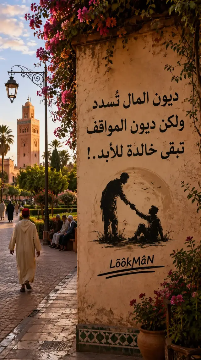 بعض الأشخاص ليس لدينا لهم دينًا من المال، بل دينًا من الوفاء والامتنان. هم أشخاص كانت مواقفهم معنا في وقت الشدة أكبر من أي مساعدة مادية، فتركوا أثرًا لا يمحوه الزمن. دمتُم أصحاب مواقف جميلة، فالمواقف هي التي تصنع القيمة الحقيقية للإنسان.🌹 #اقتباسات #خواطر #اكسبلور #2026 #صدق