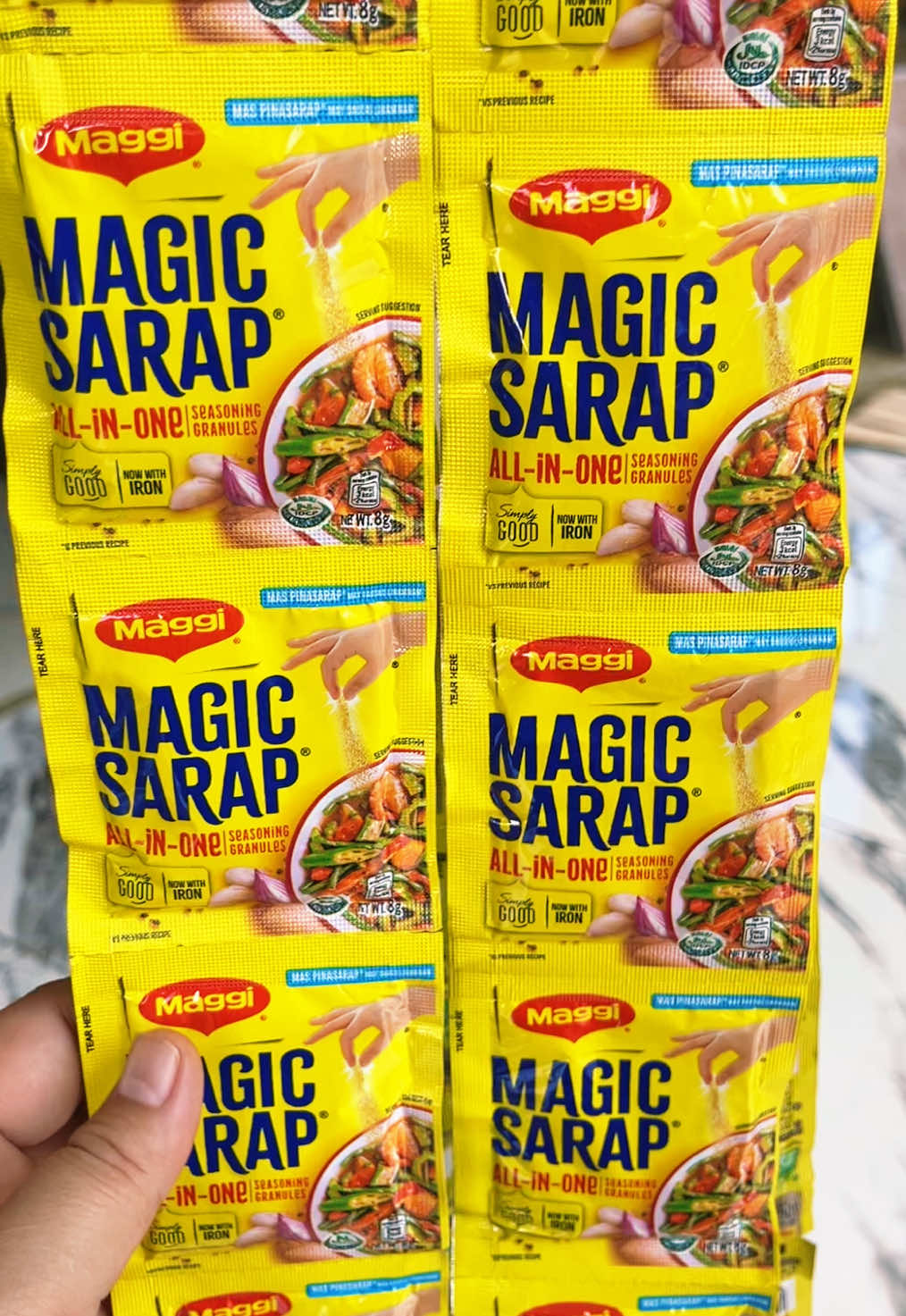 Magic Sarap 8g x 16 Multi-purpose spice granules #magicsarap #magicsarapgranules 
