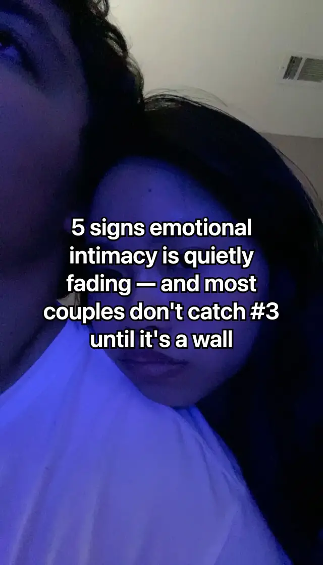 The scariest part is that it doesn't feel like a crisis. It just feels like… normal. Until you realize you haven't actually been honest with each other in weeks. Which one hit you? 💬 #emotionalintimacy #couplesoftiktok #relationshiptips #realtalk #healthyrelationship