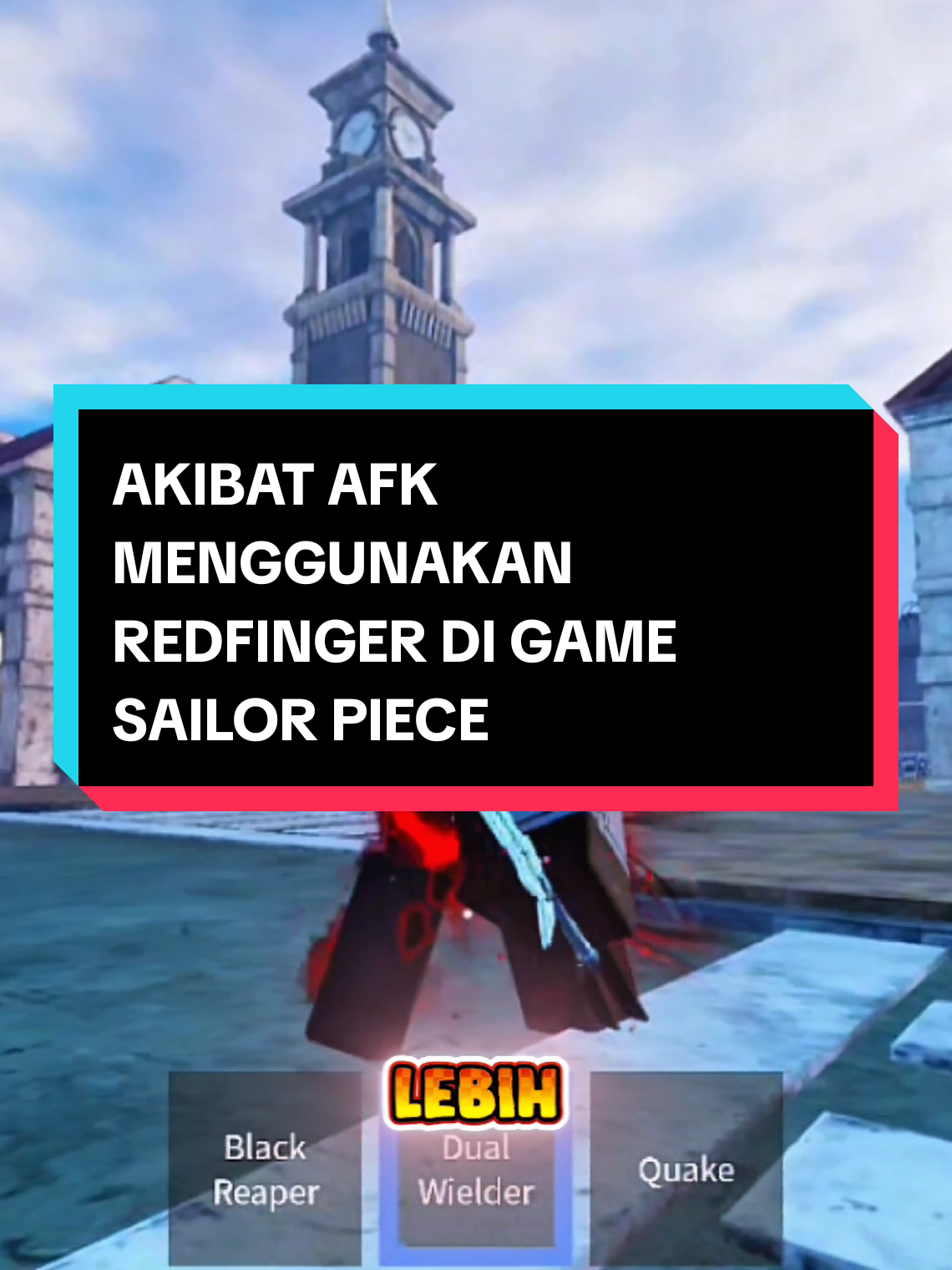 AKIBAT AFK MENGGUNAKAN REDFINGER DI GAME SAILOR PIECE  #redfinger #cloudphone #robloxfyp #sailorpiece #gameviral 