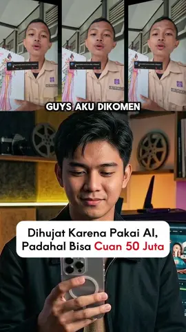 Pakai AI di karya itu bukan hal yang memalukan, yang penting gimana kamu gunainnya. Kalau dipakai buat bantu proses kreatif, malah bisa jadi peluang cuan lewat AI Tell You dari Telkom.