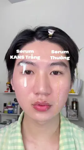 Sáng da căng bóng theo hướng lành tính mng tham khảo cái tên Kans Trắng nhen💖🤞🏻 #thanhmacke #serumkanstrắng #KANSWHITENINGESSENCE #duongtrangda #Niacinamide
