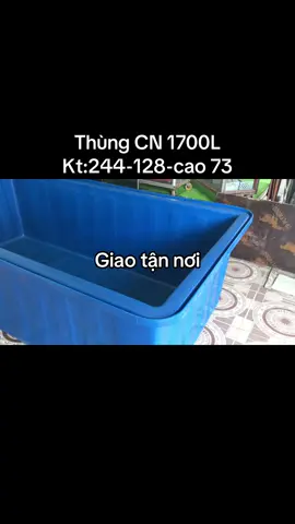 Thùng nhựa nuôi cá chữ nhật 1700L #cuahangnhuaminhduc3 #thungnhuanuoica #thungnhuanuoicachunhat1700l #thungnhua1700l #tanknhua1700l 