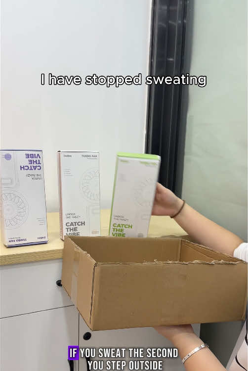 It feels like a giant furnace outside. Luckily, I brought a portable fan.#diveblues #portablefan #handheldfan #turbofan #foldablefan 
