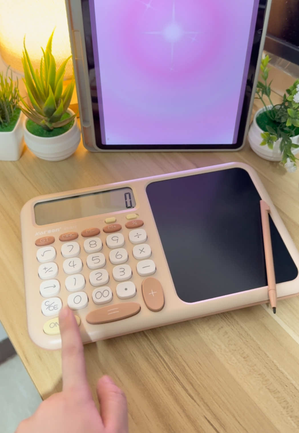 Calculator with writing pad ✨ Perfect for quick computations, note-taking, and everyday tasks. Compact, reusable, and convenient—no more searching for paper when ideas or numbers come up! 📝🧮 #calculator #writingpad #calculatorwithnotepad #schoolsupplies #officesupplies 