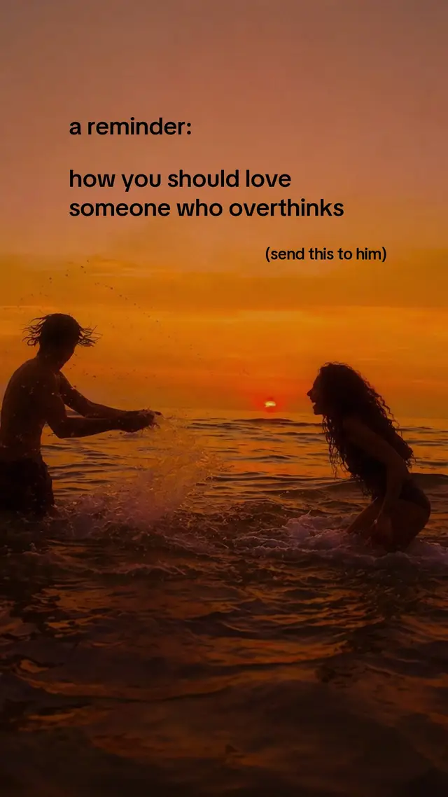 loving an overthinker means showing up, not just saying you will #overthinking #relationships #anxiousattachment #relationshipadvice #Love