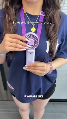 If you break into a sweat the moment you step outdoors, carrying a handheld fan like this one to cool down quickly is incredibly helpful.#handheldfan#Diveblues#TikTokShopDealsforYouDays #SummerWins#portablefan 