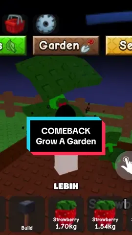 Baru main Grow A Garden 2, shock ternyata bisa dicuri orang lain wkwk #growagarden #roblox #growagardenroblox #redfinger 