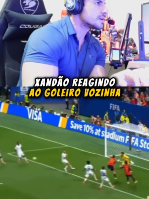 XANDÃO reagindo ao VOZINHA : melhor goleiro da COPA #superxandão #vozinha #goleiro #espanha #copadomundo