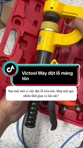 Victool Máy đột lỗ máng tôn #dotlomangton #maydotlocamtay #maydotlothuyluccamtay 