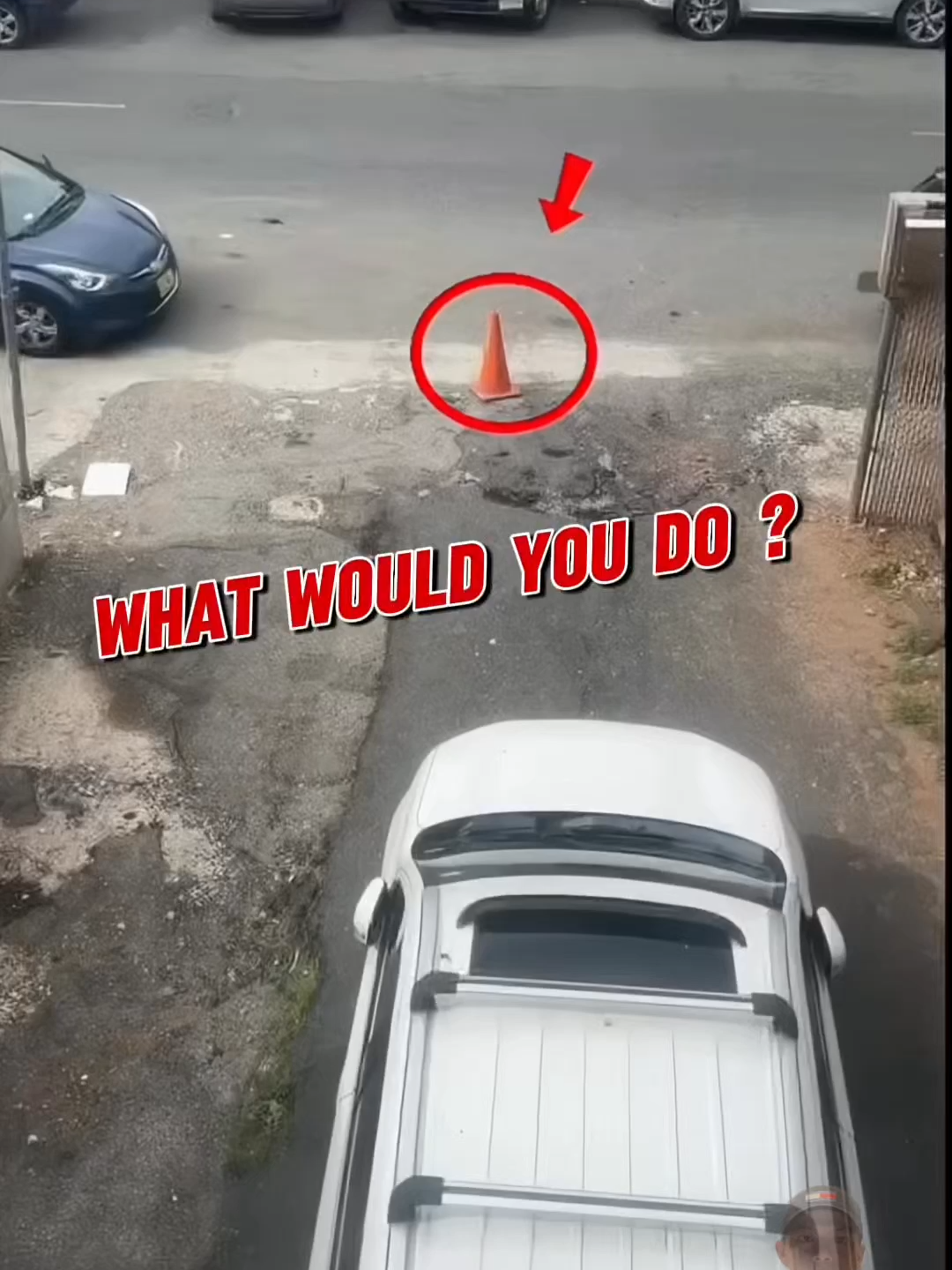 How Would You React? 😳 #dashcam #usa #police #cops #traffic #parking #