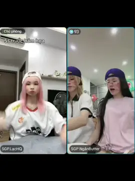 ba mẹ thì dỗi nhau, con thì tóc hồng.. 🥰🥰 #saigonphantomaov #nganbutter×shizuka #sgplachq #sgpsen #xh