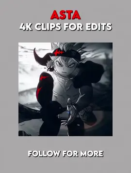 Asta 4k clip for edits || @Musstq Twixtor 🇮🇩 || #asta #4kclip #freeclip #editing #animefyp || Here are some clean 4K clips of Asta with smooth transitions and cinematic anime visuals. ⚔️🔥 This edit includes iconic moments, intense fight scenes, anti-magic attacks, powerful transformations and high quality footage that captures Asta’s determination, strength and never-give-up mindset. Every clip was selected to keep a clean and satisfying flow, perfect for editing. Perfect for TikTok edits, AMVs and CapCut projects looking for high quality Asta clips in 4K. If you enjoy, don’t forget to like, repost and follow for more anime clips, 4K edits and editing content.