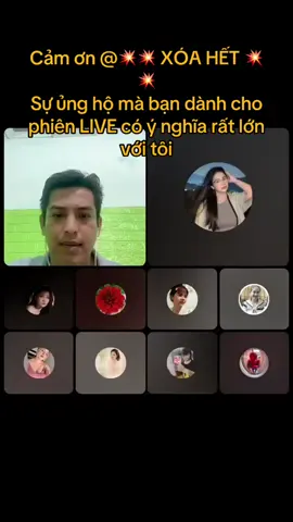 💥💥 XÓA HẾT 💥💥, cảm ơn bạn vì đã đặc biệt ủng hộ phiên LIVE của tôi! Tôi sẽ tiếp tục sáng tạo nội dung LIVE hay hơn!@💥💥 XÓA HẾT 💥💥 #tiktoklive #livehighlights #livegift #travelwithyou #lostinyourmusic 