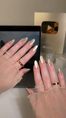 gold self care to celebrate hitting 1M subs on @YouTube 🥹✨💛 #asmr #SelfCare #gold #nails #youtube