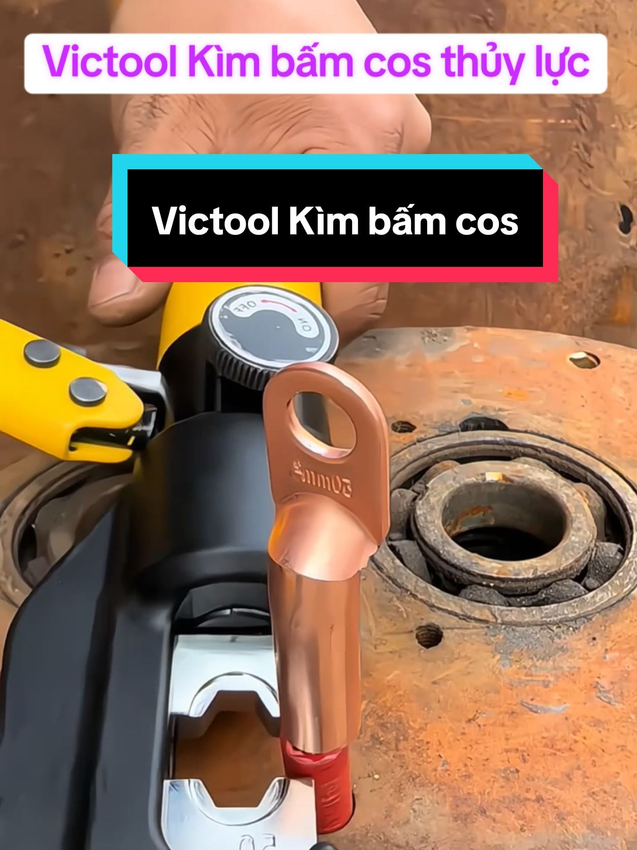 Victool Kìm bấm cos thủy lực #kimbamcos #kimbamcosvuong #kimbamcosthuyluc #kimbamcostron #kimbamcosdanang kimbamcos