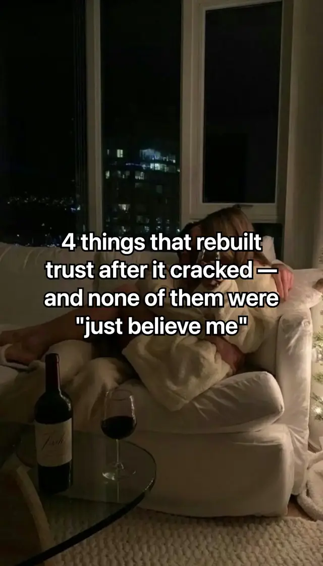 22 years and the trust still has a hairline crack in it. Difference is we know where it is now and we don't pretend it's not there. Which one of these would change the most for you?