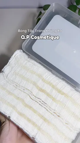 Đổi sang bông tẩy trang không xơ nhà Q.P Cosmetique xong đỡ mụn ẩn thật nè mấy bà ơi, 220 miếng tách đôi dùng được lâu lắm. #bongtaytrang #bongtaytrangqpcosmetique #qpcosmetique #bongtaytrangquocdan #xuhuong 