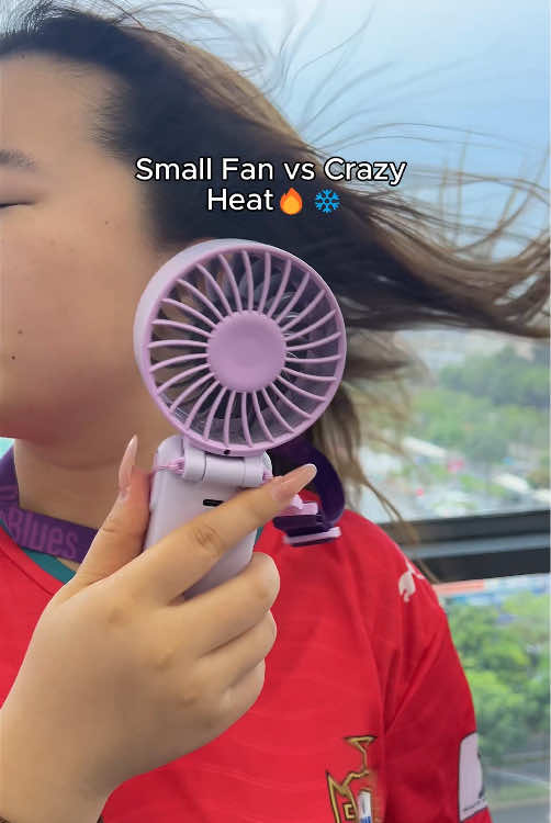 Portable handheld cooling fan 🙌 bringing this EVERYWHERE this summer! #Diveblues #Portablefan #handheldfan #summerwins #tiktokshopdealsforyoudays  