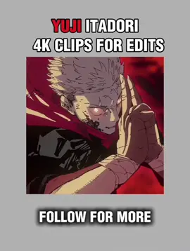 Yuji Itadori 4k high quality twixtor manga clips for edits  #freeclips #freeedit #editingresources #4kclip #scenepackforedits 