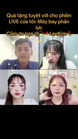 💫🍁LeeKim🍂🌙, cảm ơn bạn đã gửi Quà tặng tuyệt vời này trong phiên LIVE của tôi! Tôi sẽ mãi trân trọng khoảnh khắc này.@💫🍁LeeKim🍂🌙 #tiktoklive #livehighlights #livegift #flyingjets #máybayphảnlực 
