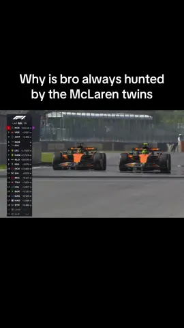 Kimi can’t catch a break from these mclarens #f1 #kimiantonelli #landonorris #oscarpiastri #mclaren 