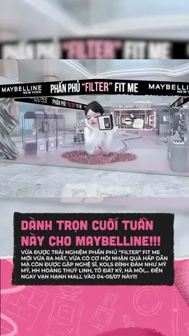 Mấy bà biết cuối tuần này phải đi đâu rồi đó!!! #clbeauty #clmedia #HợpTácCùngMaybelline #Fitmeloosepowder 