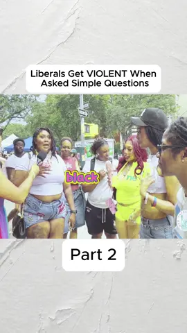 Liberals Get VIOLENT When Asked Simple Questions#debate #news #fyp #antitrump #Pride 
