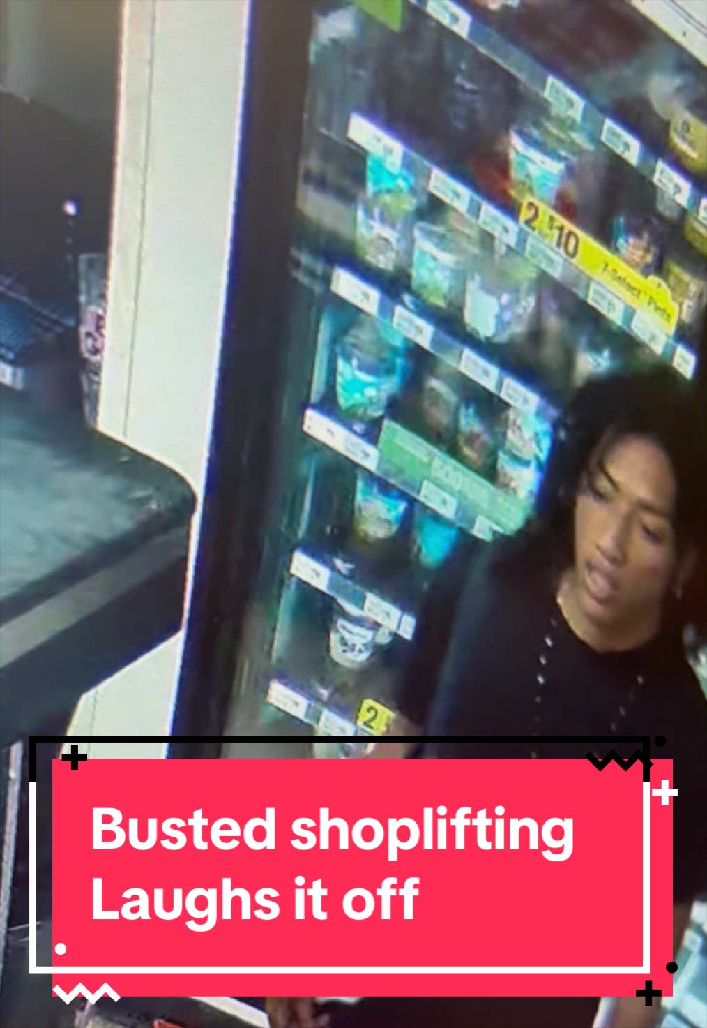 Caught shoplifting, no shame no regret , just laughs it off #crime #drama #fyp #viral #trending 