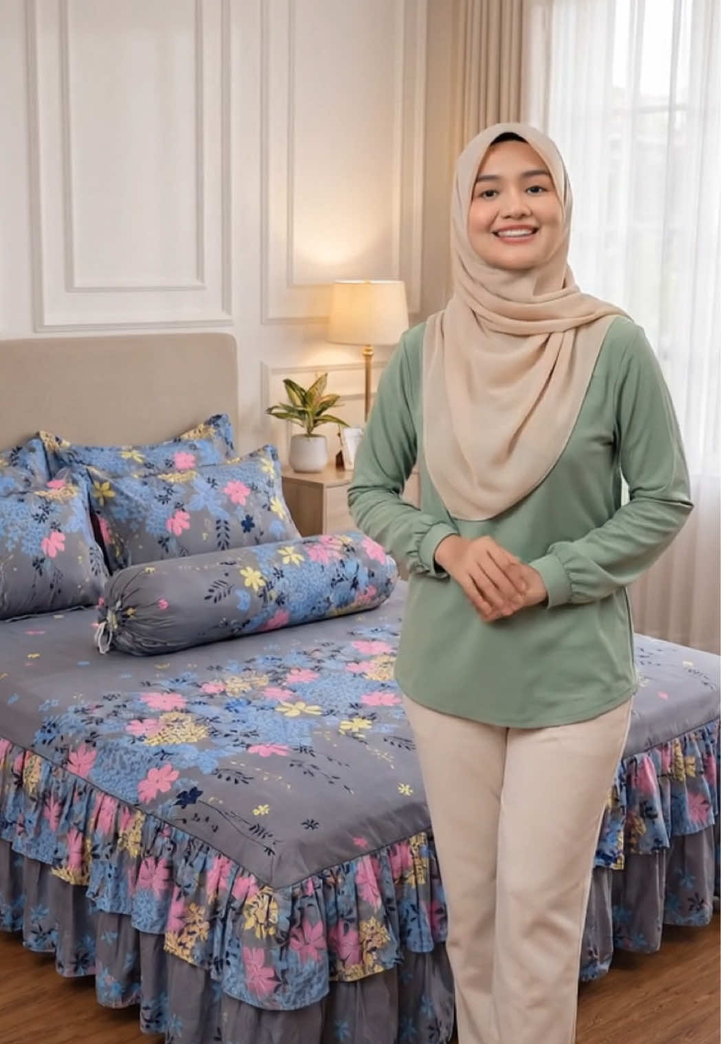 Cadar ropol Set 4-dalam-1 #cadarropol #cadar #bedsheets 