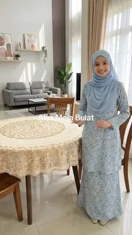 senang nak lap #alasmeja #alasmejapvc #alasmejabulat 