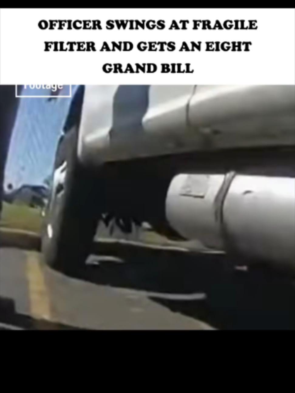 Officer Swings At Fragile Filter And Gets An Eight Grand Bill #fyp #usa #cops #copsoftiktok #bodycam #police