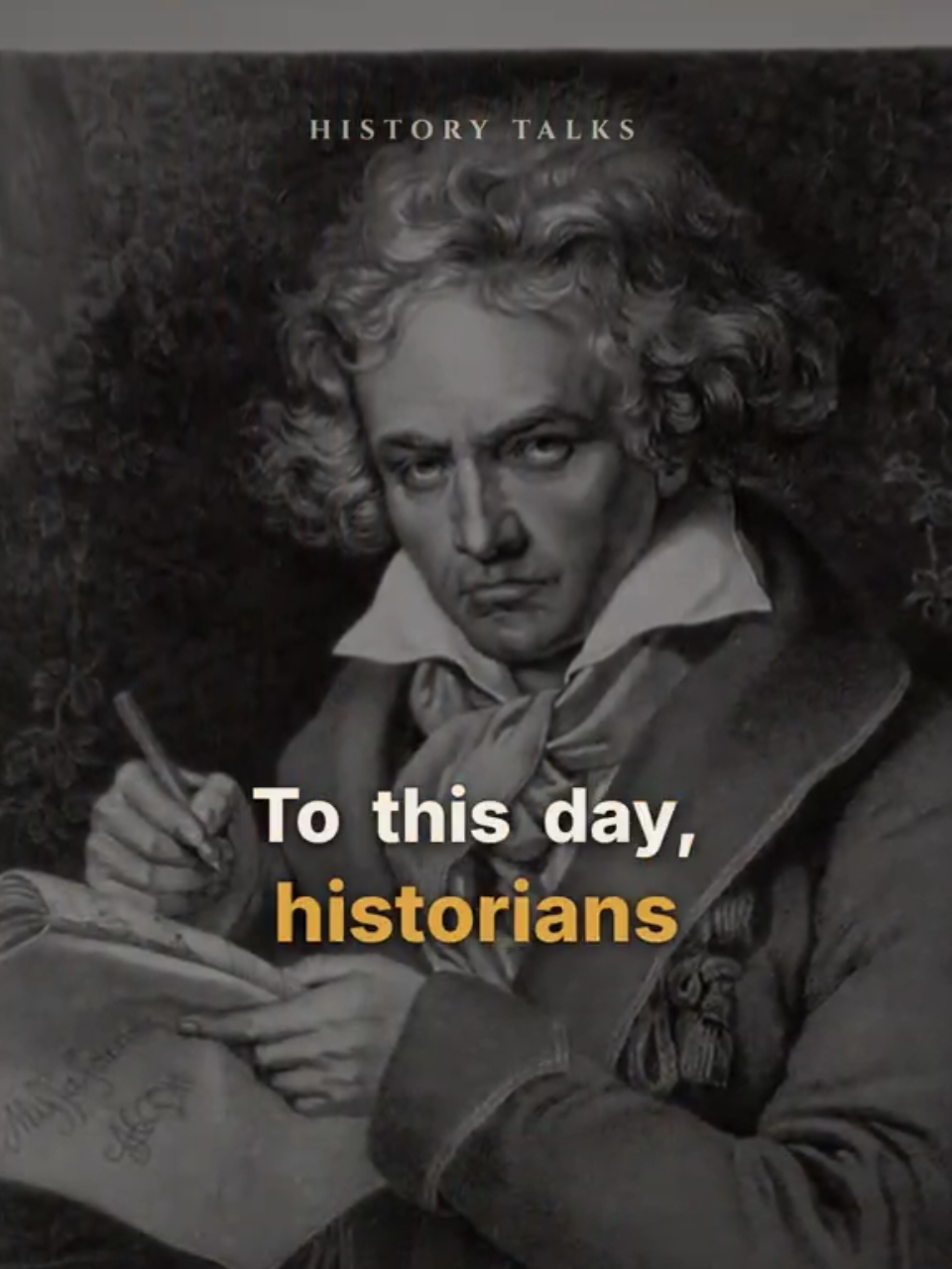 Beethoven never married. But in 1812 he wrote one of the most intense love letters in history, to a woman he called only his Immortal Beloved.  He poured his whole heart into it, then never sent it, and never wrote down her name. Historians have argued for two centuries over who she really was. Nobody knows for certain, even today.  Full documentary on Beethoven's life on the channel.  Images: public domain paintings and engravings via Wikimedia Commons. #Beethoven #ImmortalBeloved #HistoryTalks