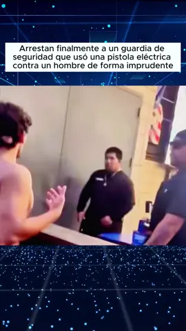 Security guard who recklessly used a Taser to attack a man is finally arrested#news #breakingnews #court #crime #fyp