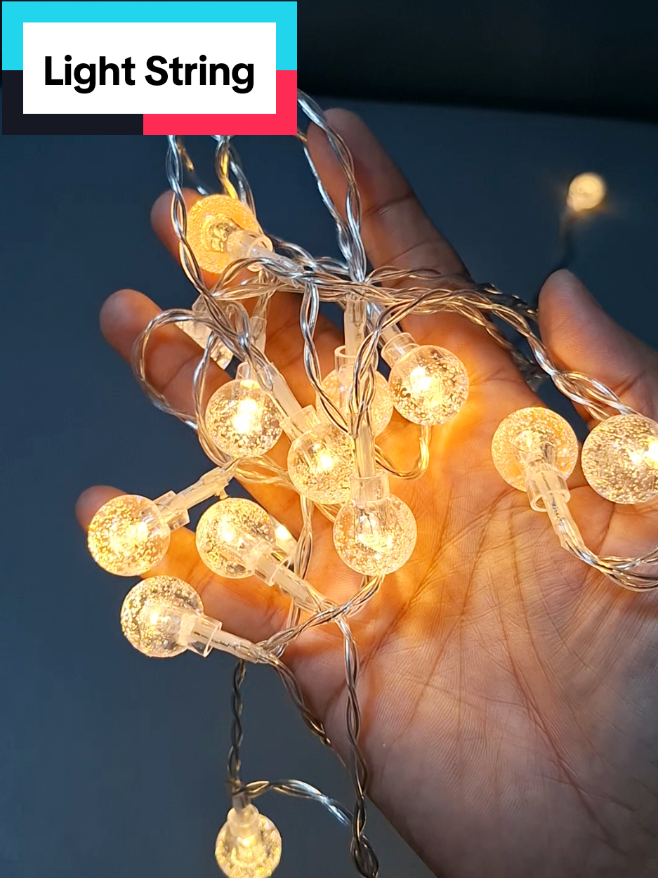 Ball String Lights battery operated  #christmasbulb #minibulb #ballstringlights  #christmaslights 