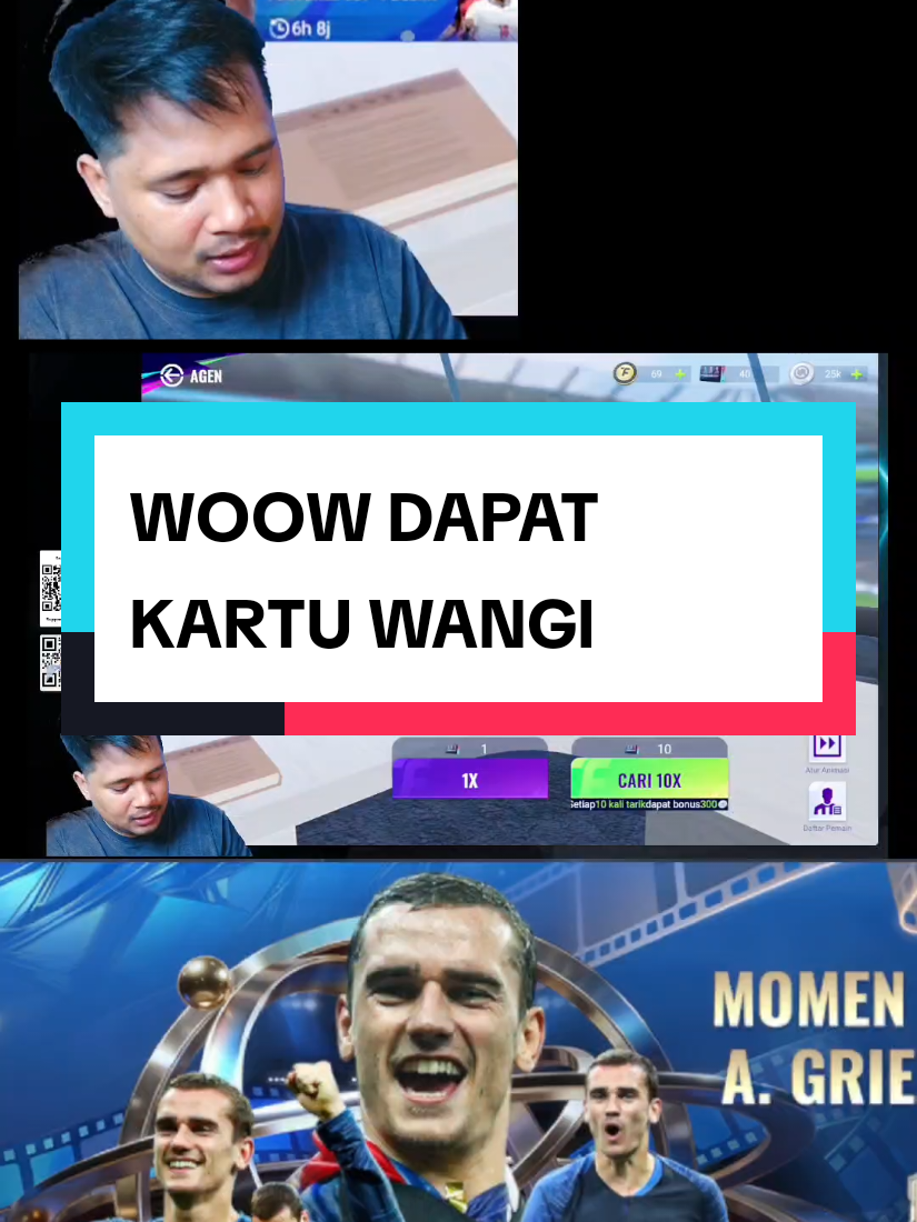wangi !!! gacha kali ini lumayan ya link game di bio kawan kawan 🚨 #totalfootball #TFWorldTournament #totalfootballindonesia #efootball #totalfootballvng 