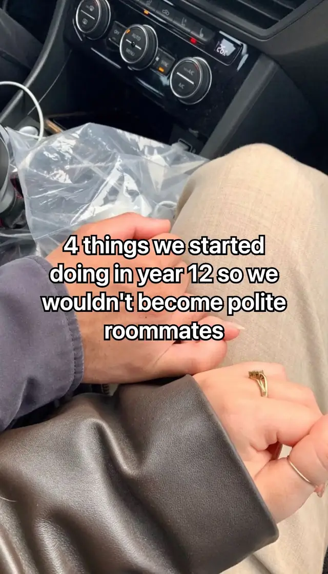 year 12 was when I noticed we'd gotten... polite. efficient. two well-run calendars sharing a bed. these 4 things pulled us back. the driveway one sounds silly until you try it 🤍 which one are you stealing?