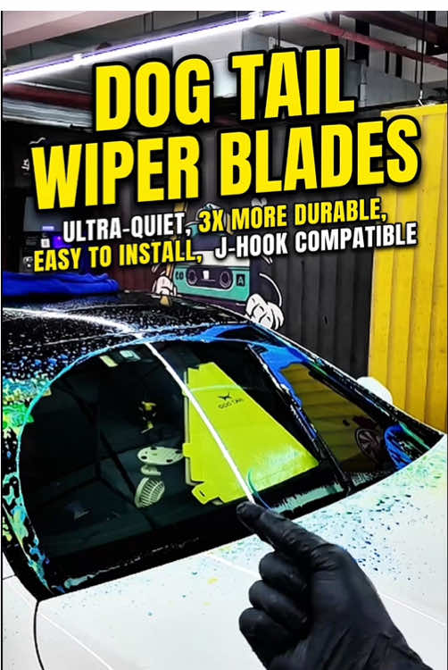 Never wipe twice again – one smooth pass and your windshield is perfectly clear.#dogtail #fyp #dealsforyoudays #wiperblades #car 