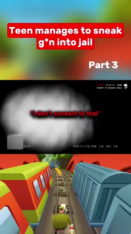 Teen manages to sneak g*n into jail Part 3. For full series check out on Dr Insanity on YouTube. #fyp #fy #police #crime #copsoftiktok