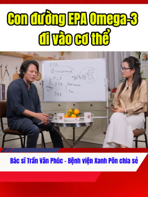 Con đường EPA Omega-3 đi vào cơ thể #bacsitranvanphuc #suckhoechomoinguoi #omega3