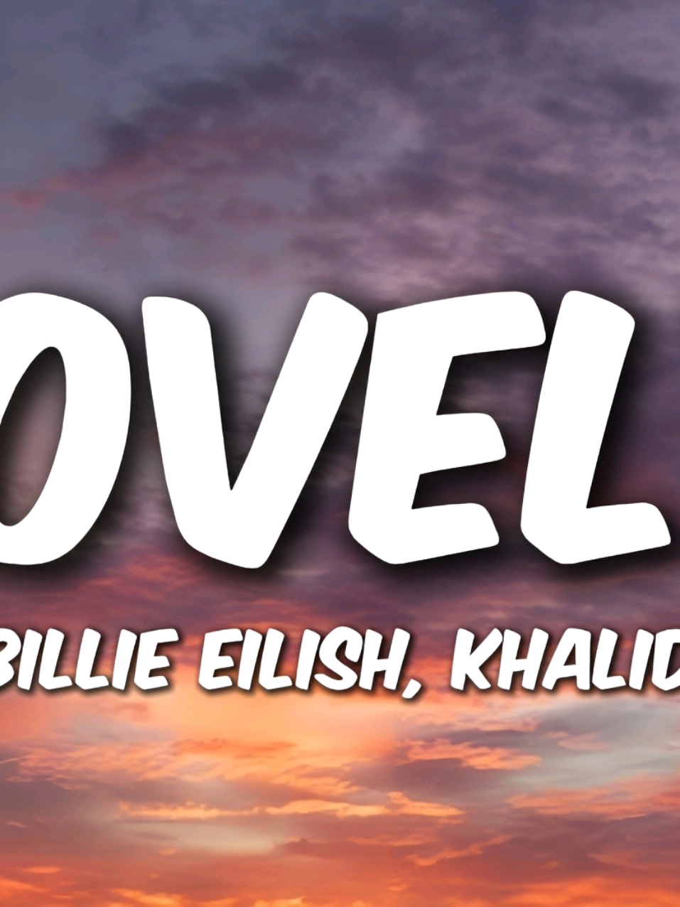 Billie Eilish, Khalid - lovely (Lyrics) #billieeilish #lovely #music #lyrics 