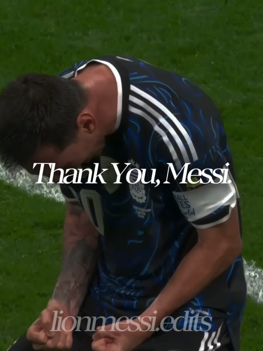 Thank You, Messi. 🇦🇷 #argentina #football #worldcup #messi 