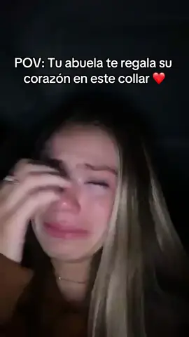 Si tienes una nieta tienes que darle este collar con todo tu amor ❤️🥺 #collar #amor #madre #nieta 